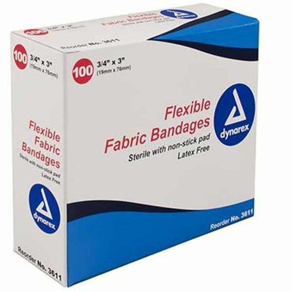 Dukal Dukal Caliber? Plastic Adhesive Sterile Bandage -3/4 x 3, 24PK 7616